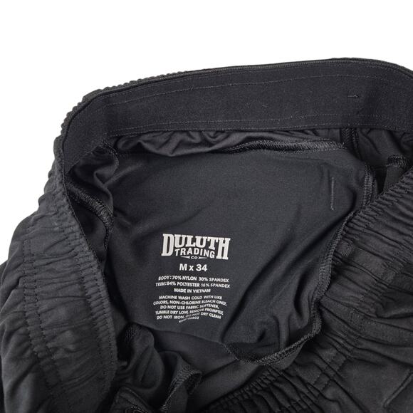 Mens Duluth Trading Auto Pilot All Day Comfort Joggers Size Medium x34 Black - Picture 4 of 4